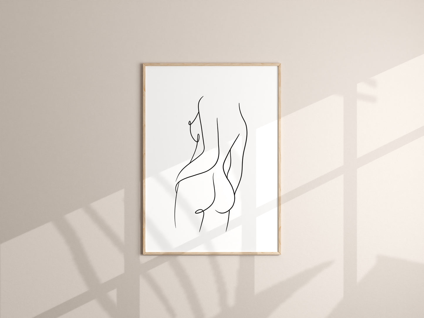 Affiche Line Art Désire