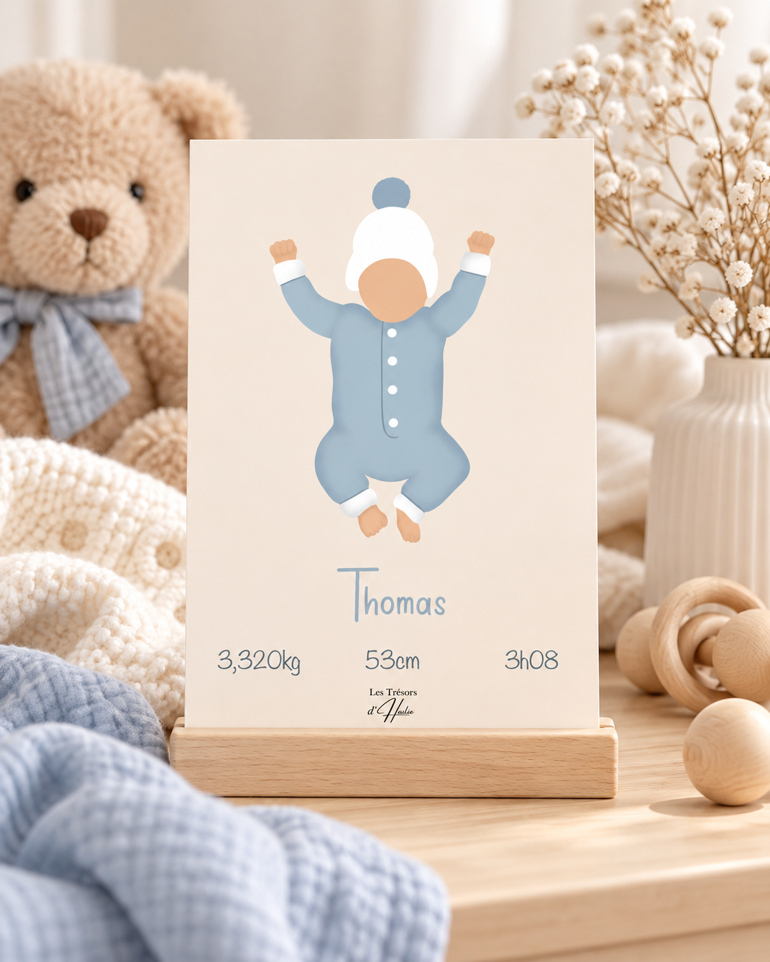 Faire-part de naissance personnalisé