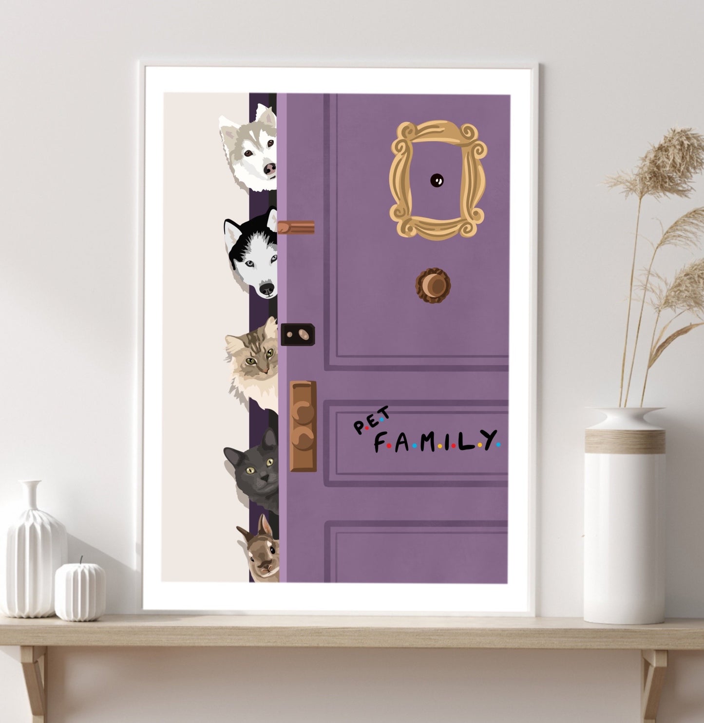 Illustration Inspirée « Friends » - avec vos amis ou votre famille