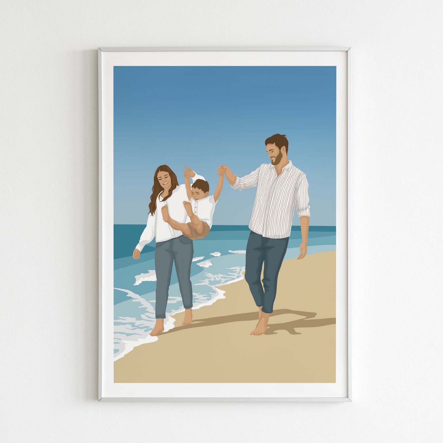 Illustrations Personnalisées - Détaillées Avec Fond