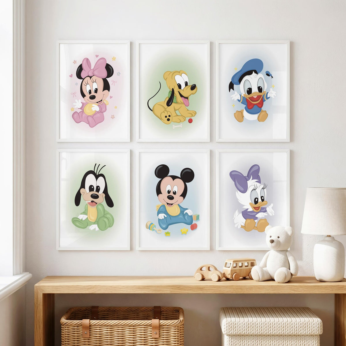 Affiche Disney Baby - Lot de 6
