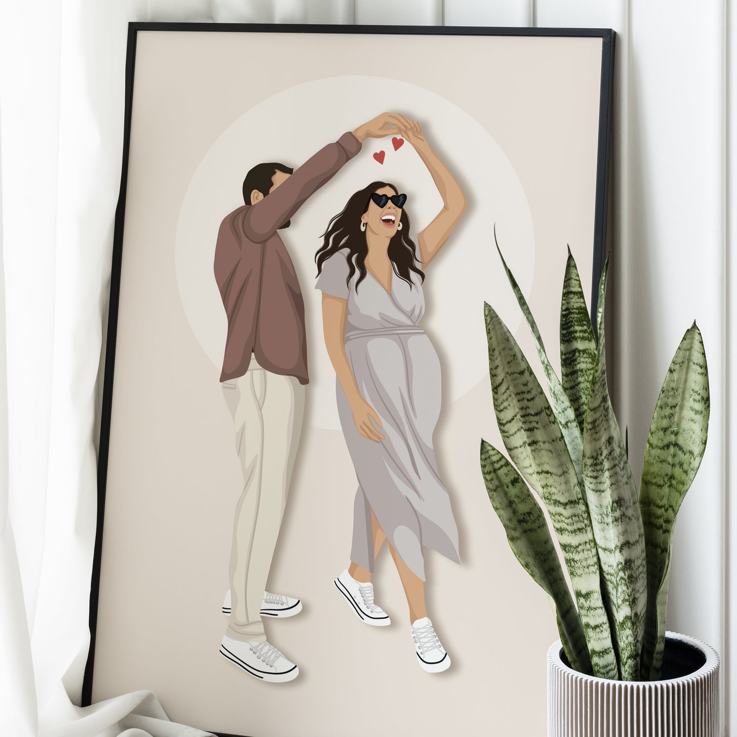 Illustrations Personnalisées - Minimaliste