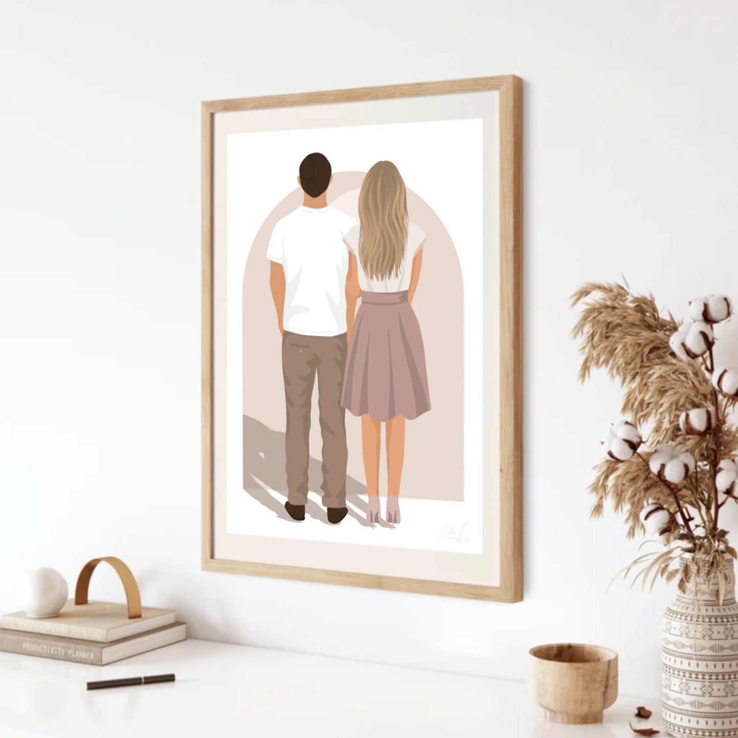 Customizable Illustrations - Couple