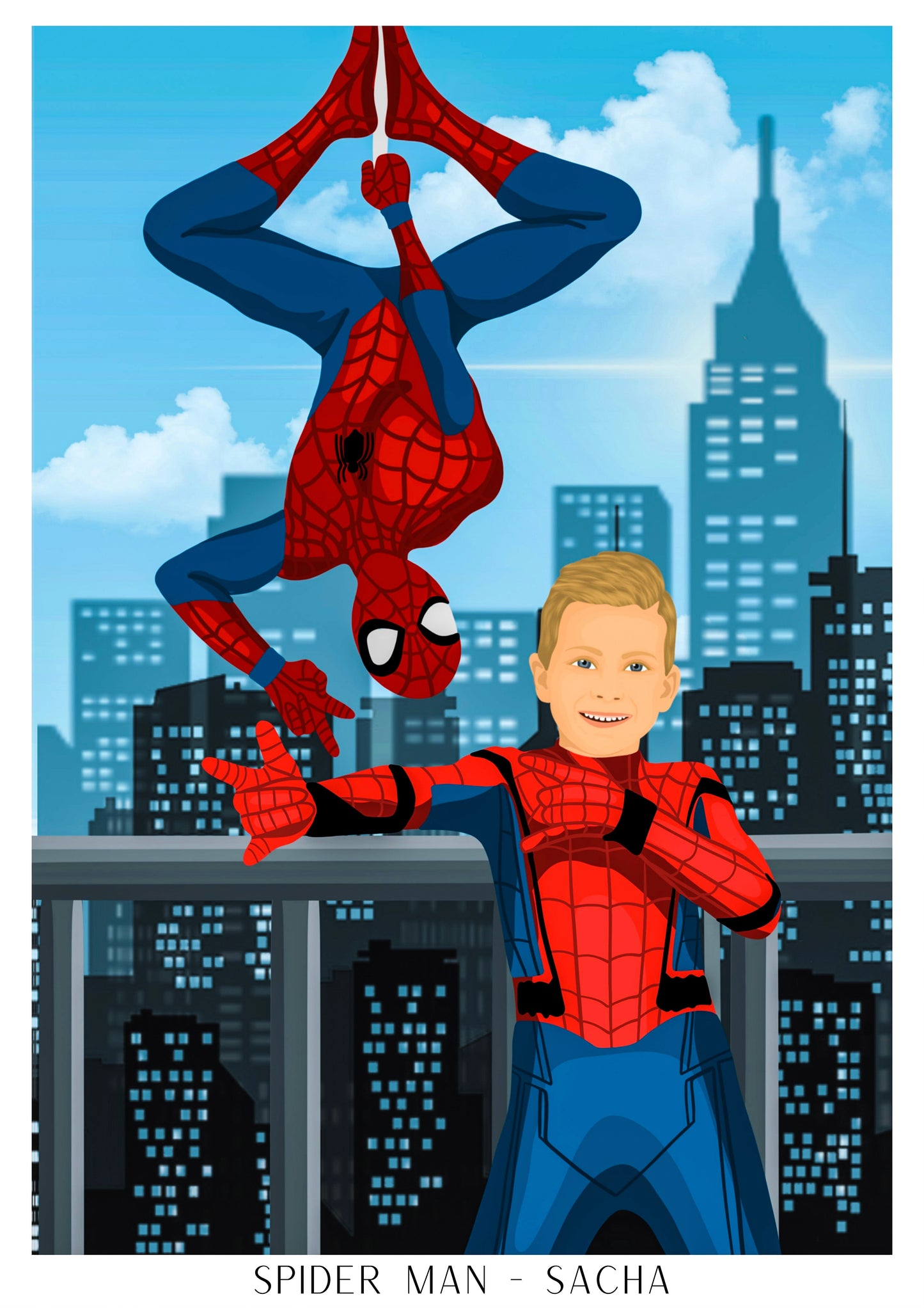 Personalized Poster - Characters from cartoons, series, films
