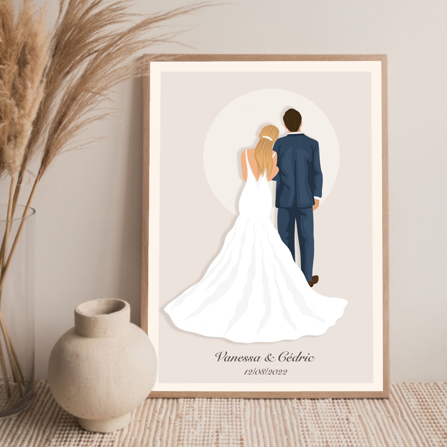 Ilustraciones personalizables - Boda