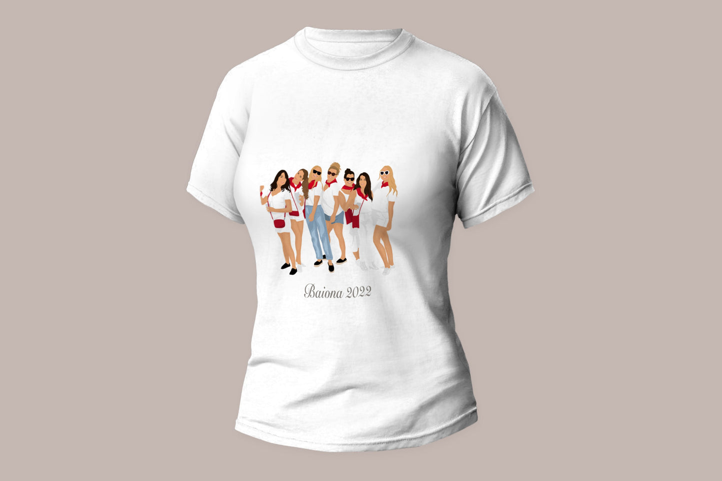 White T-shirts - Men, Women and Children