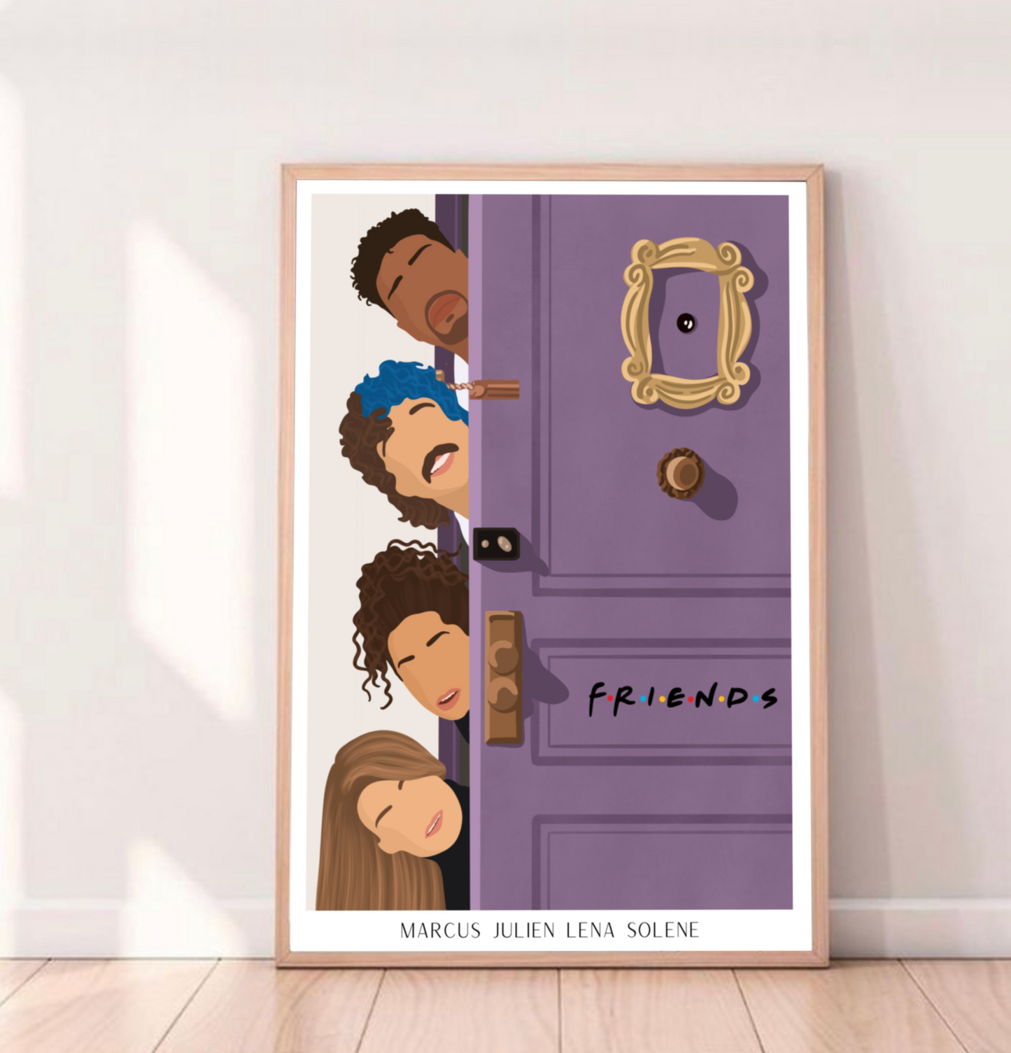 Illustration Inspirée « Friends » - avec vos amis ou votre famille