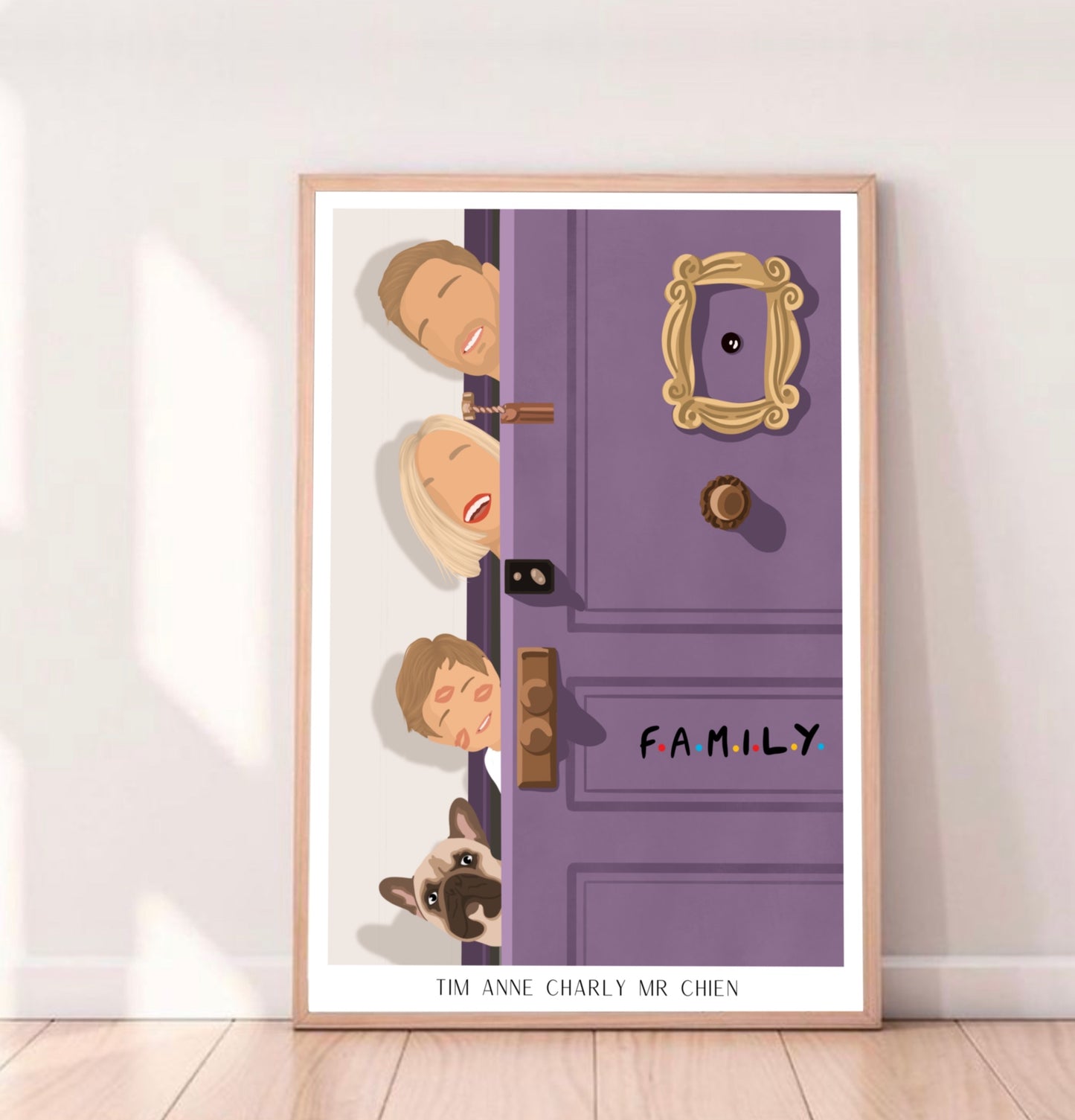 Illustration Inspirée « Friends » - avec vos amis ou votre famille
