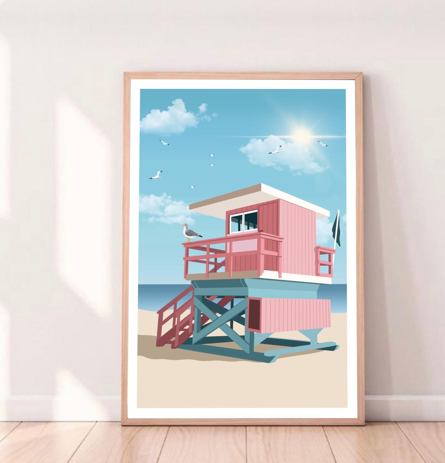 Affiche - Malibu Beach