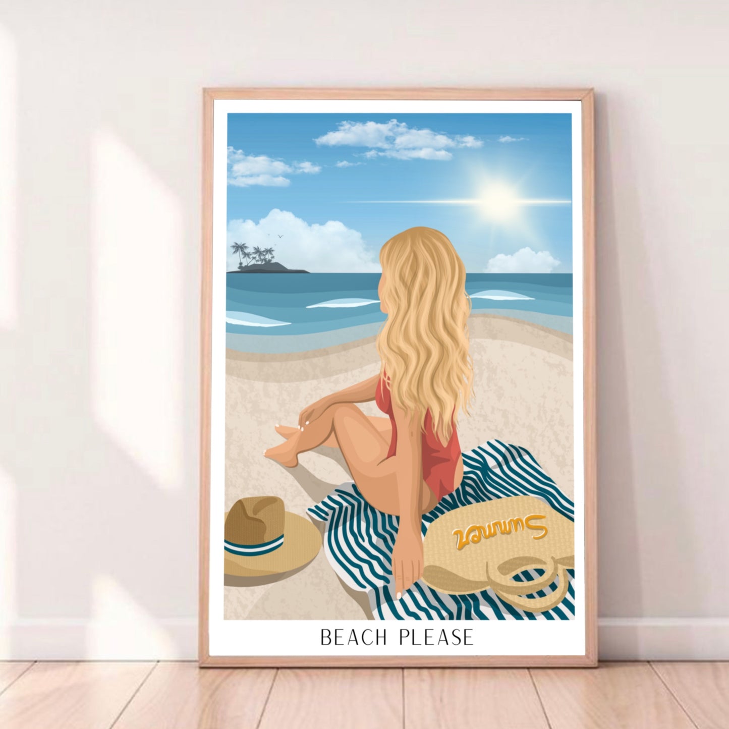 Poster - Beach Please