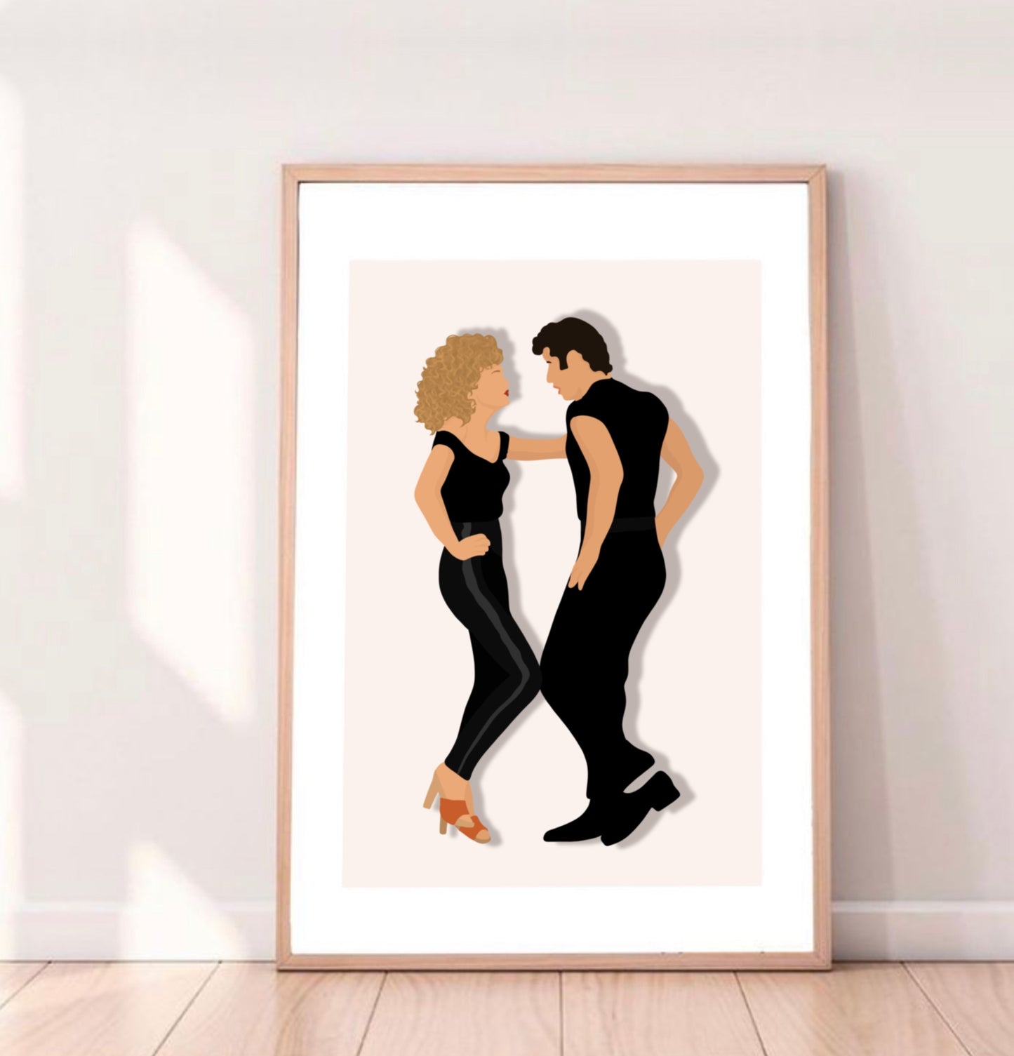 Póster - Grease Sandy y Danny