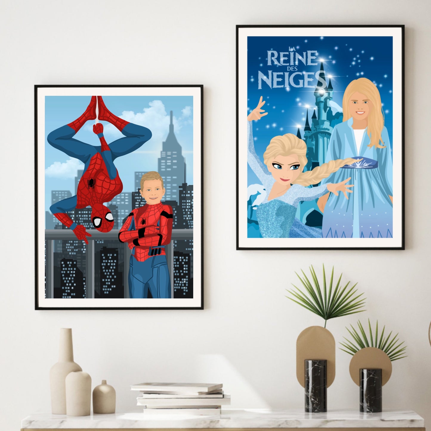 Personalized Poster - Characters from cartoons, series, films