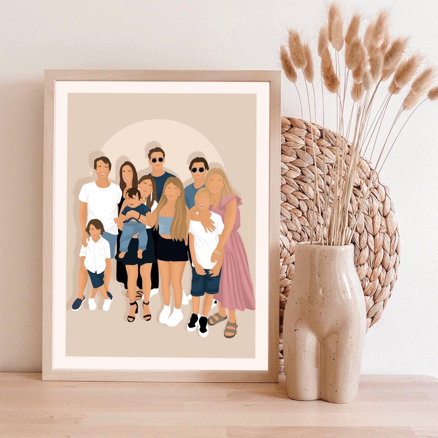 Illustrations Personnalisées - Minimaliste