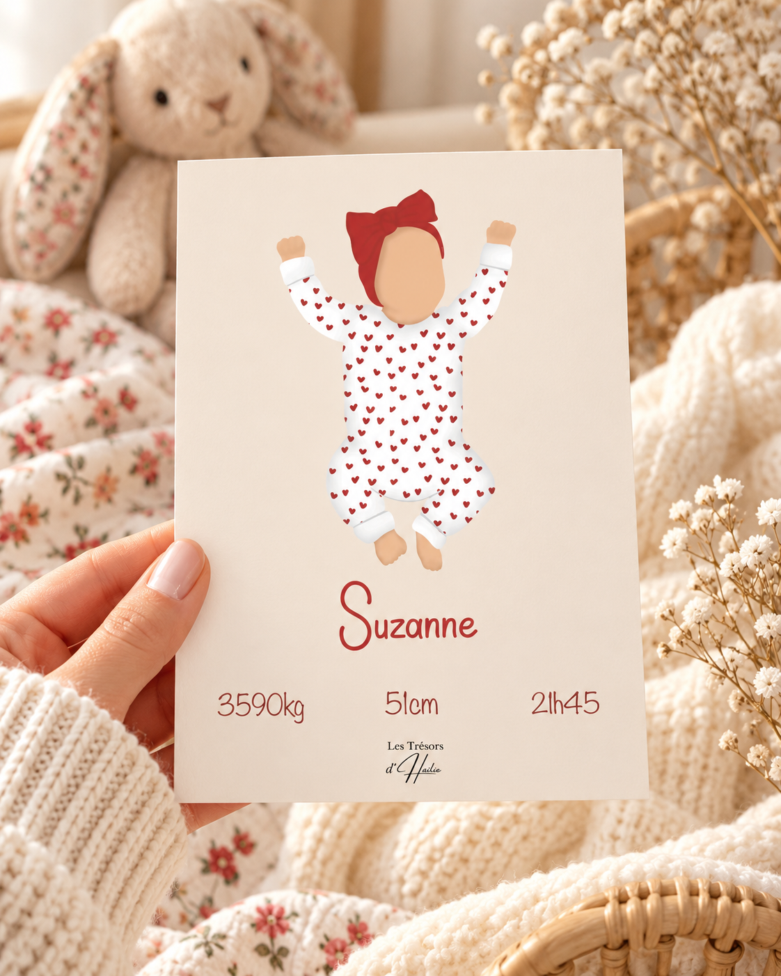 Faire-part de naissance personnalisé