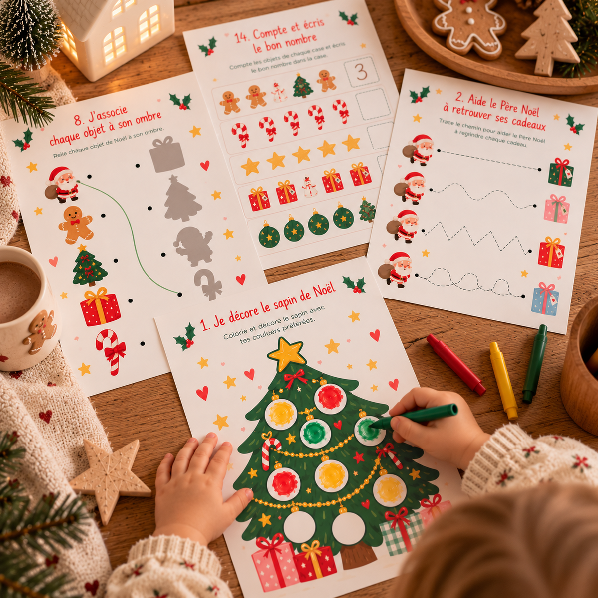 Mon petit livret de Noël – 30 activités à imprimer