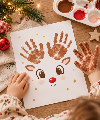 Mes petites empreintes de Noël – Kit de 16 activités à imprimer