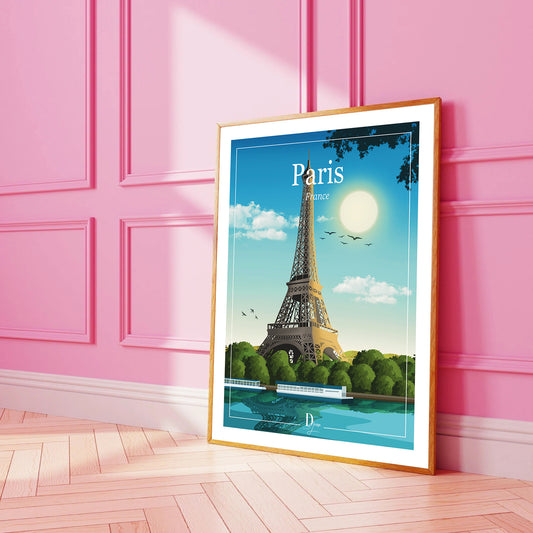 Póster - Torre Eiffel de París