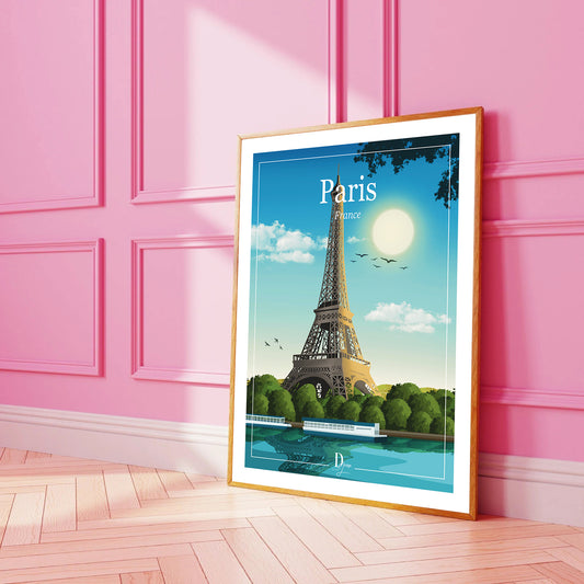 Affiche - Paris Tour Eiffel