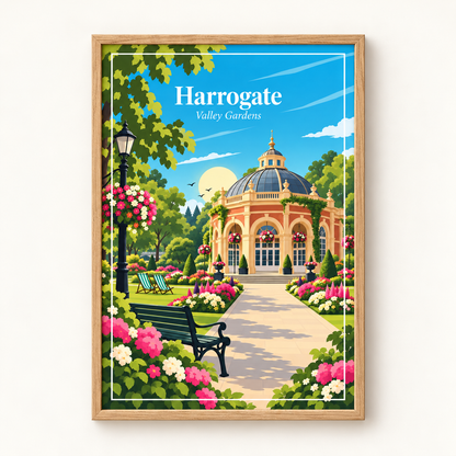 Affiche - Harrogate Valley Garden