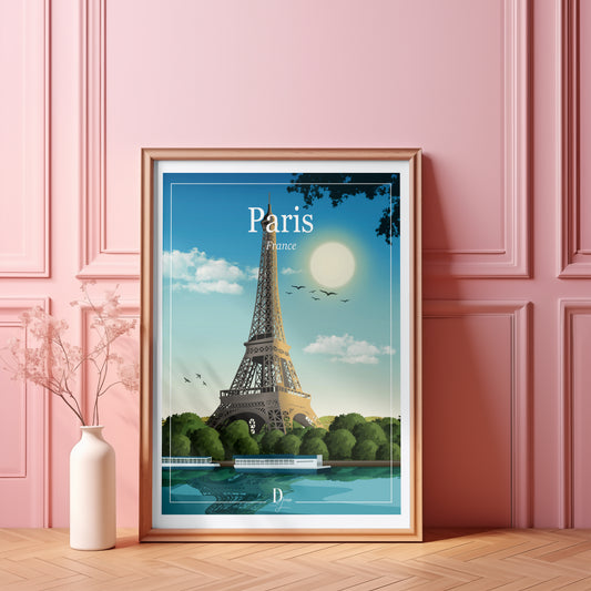 Affiche - Paris Tour Eiffel