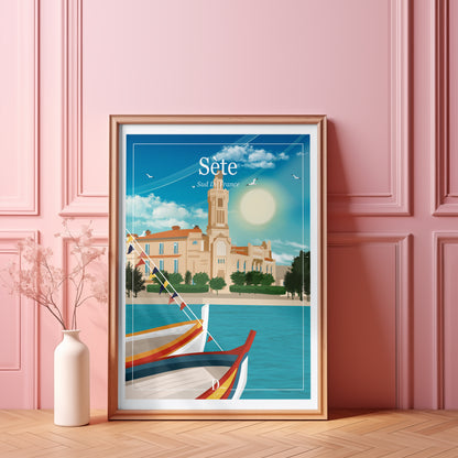 Póster - Ciudad Marítima - Sète