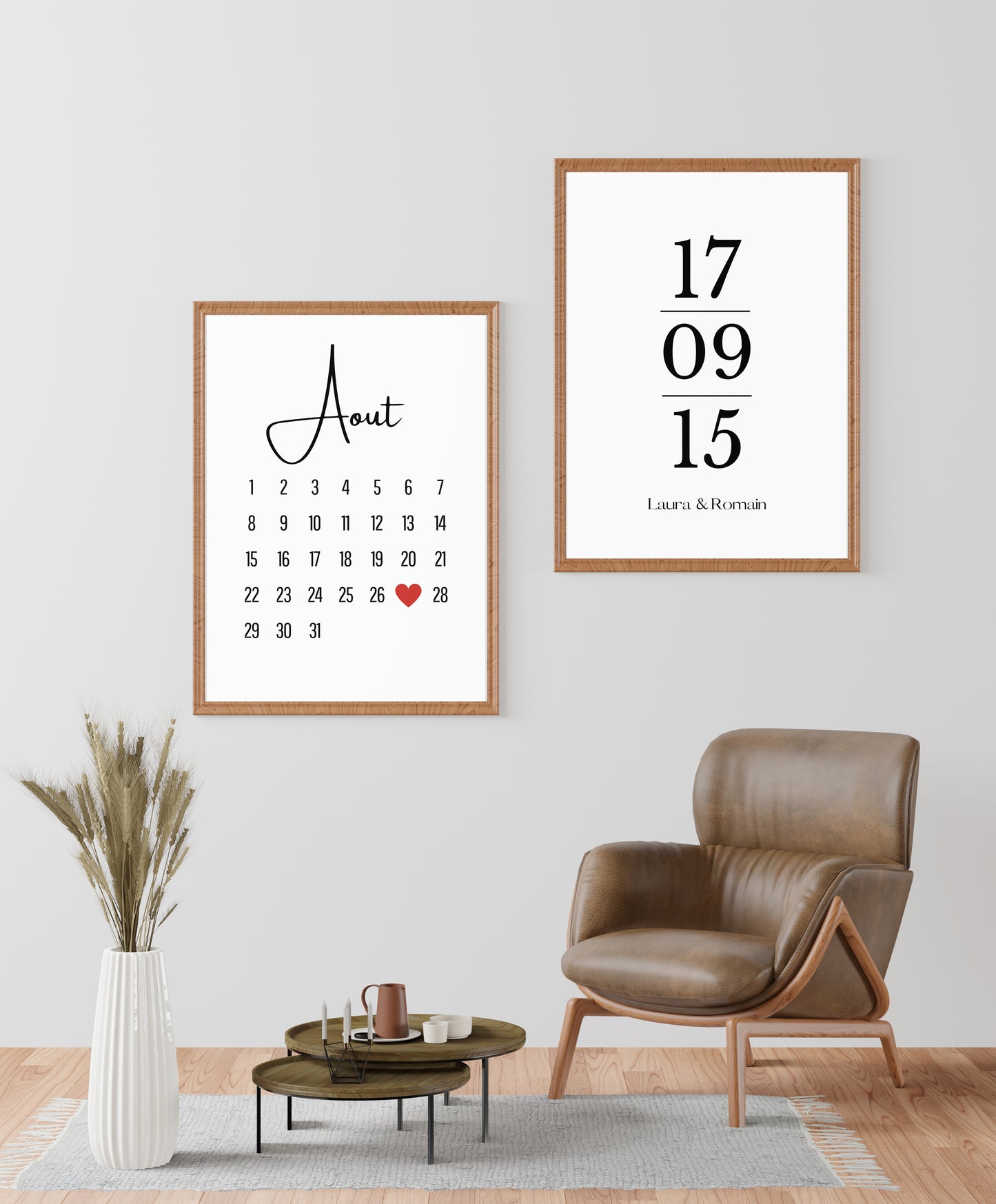 Affiche Personnalisable Date