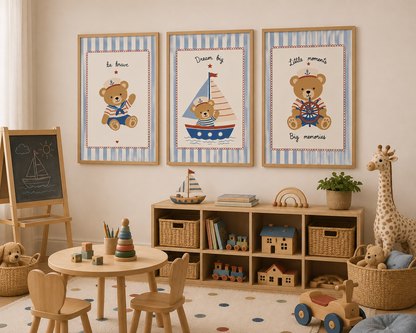 Trio affiches Marin