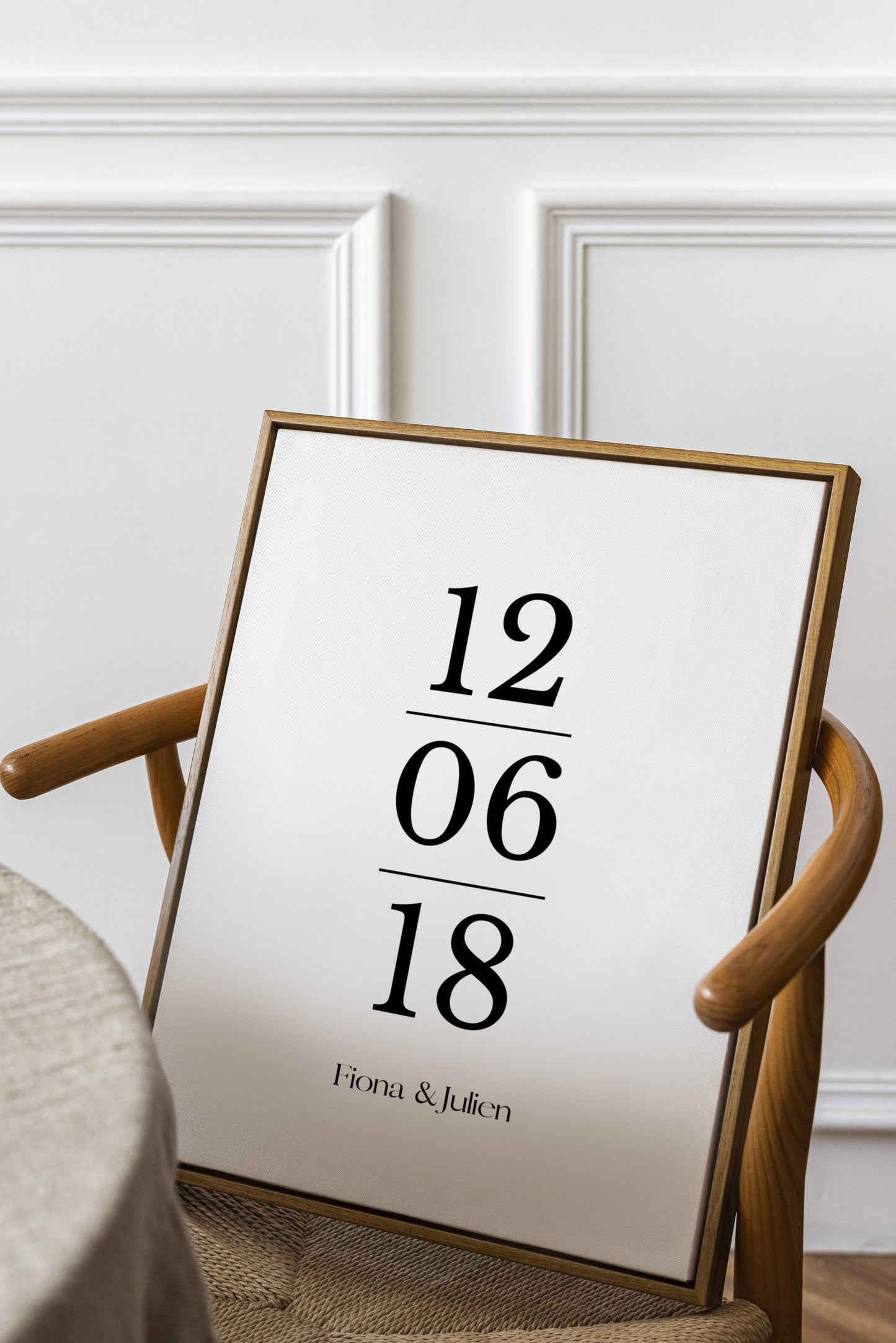 Affiche Personnalisable Date