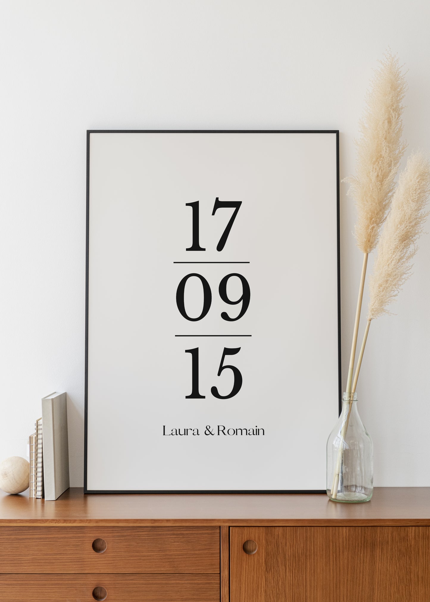 Affiche Personnalisable Date