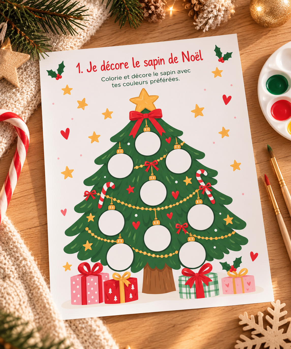 Mon petit livret de Noël – 30 activités à imprimer
