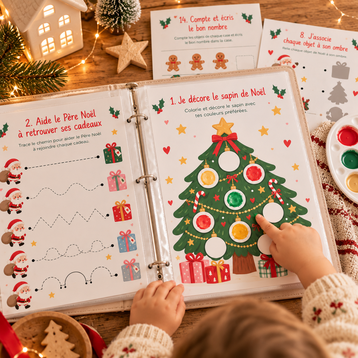 Mon petit livret de Noël – 30 activités à imprimer
