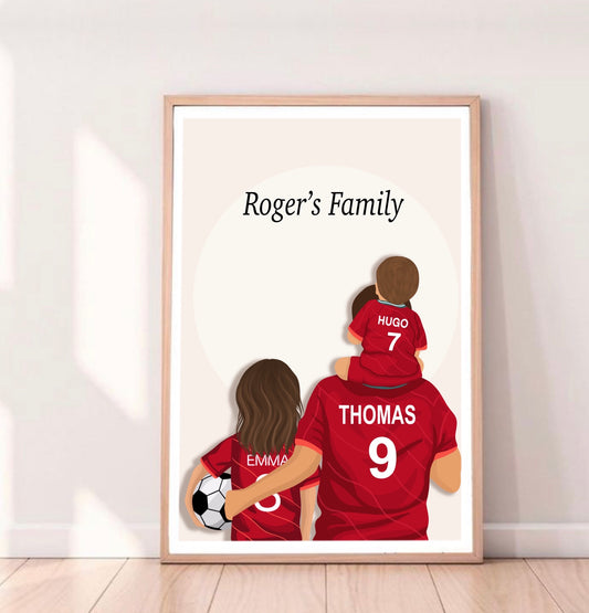 Illustrations Personnalisables - Supporters Trio