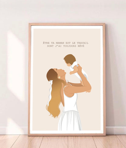 Personnalisable Mère-Fille