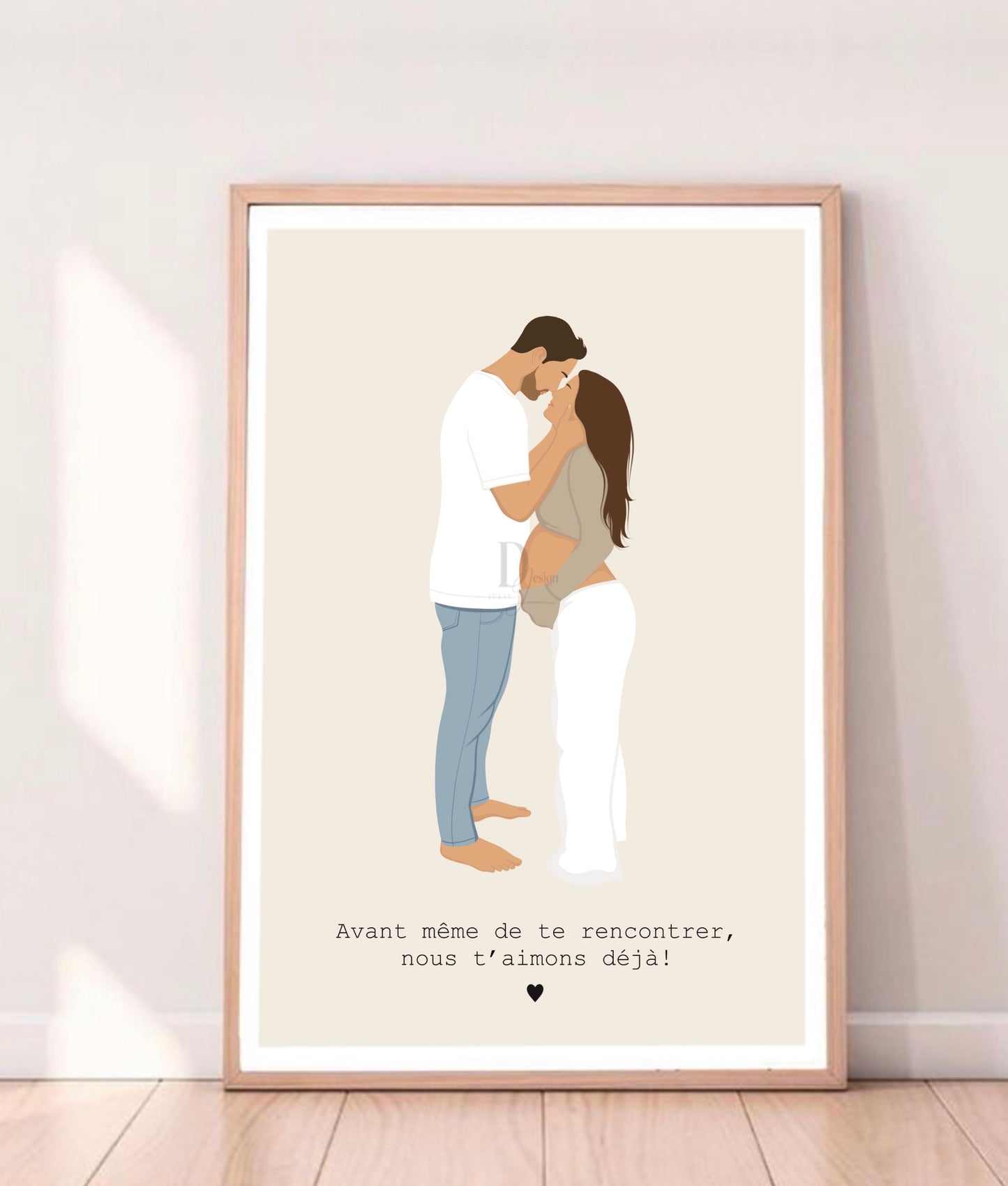 Personnalisable On t’aime déjà