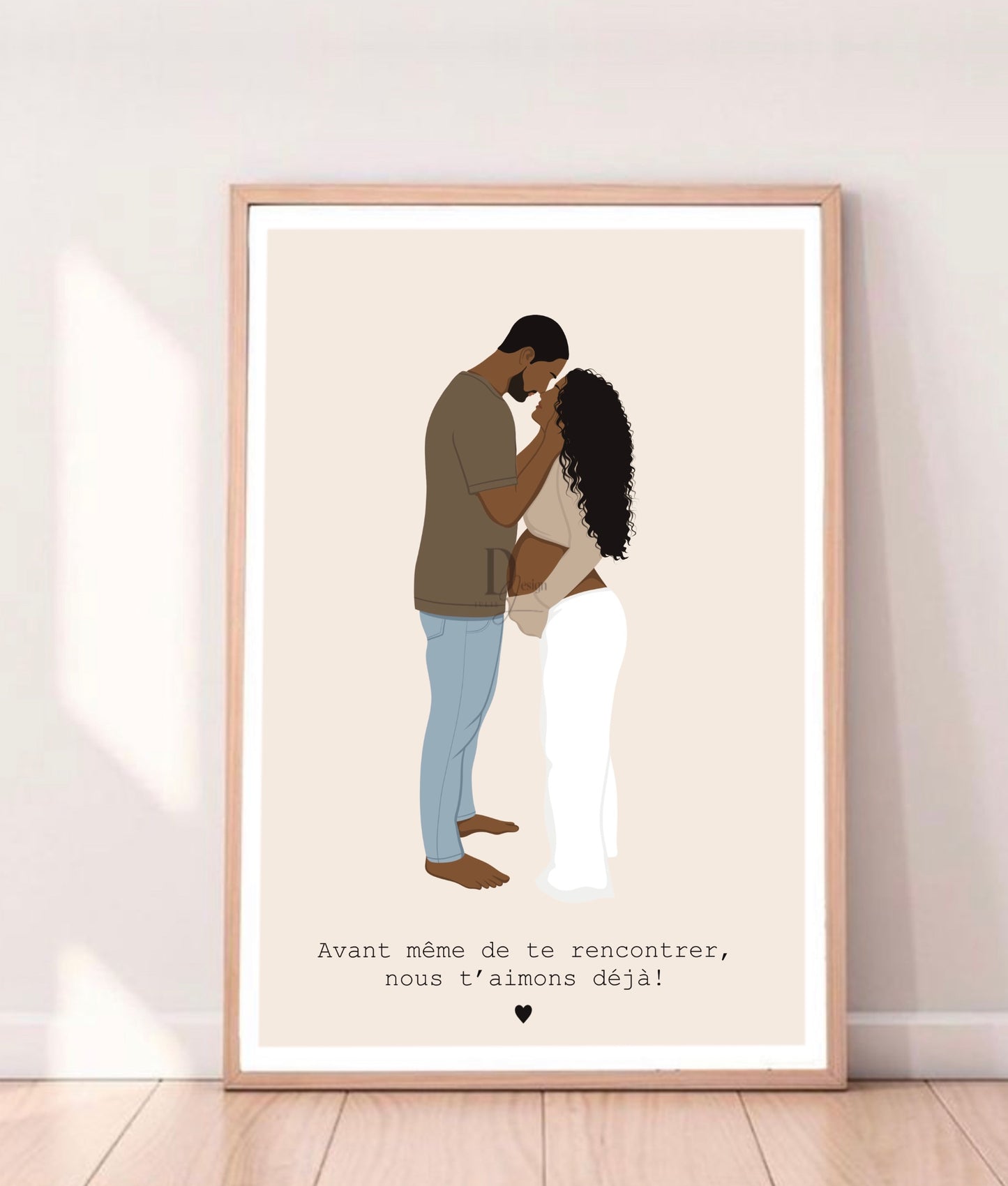 Personnalisable On t’aime déjà