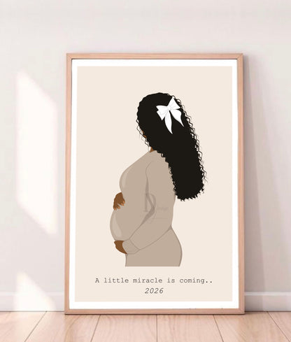 Personnalisable Baby Is coming