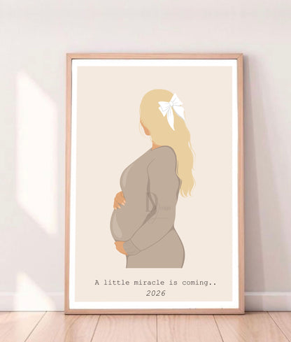 Personnalisable Baby Is coming