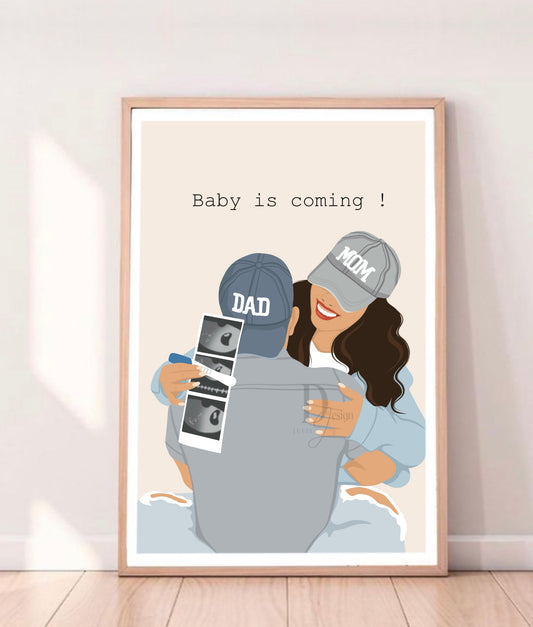 Personnalisable Annonce Grossesse