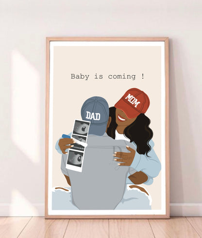 Personnalisable Annonce Grossesse