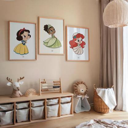 Affiche Disney Princesse - Lot de 6