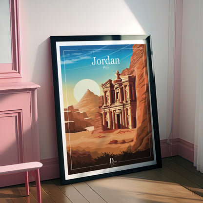 Affiche - Jordanie Petra