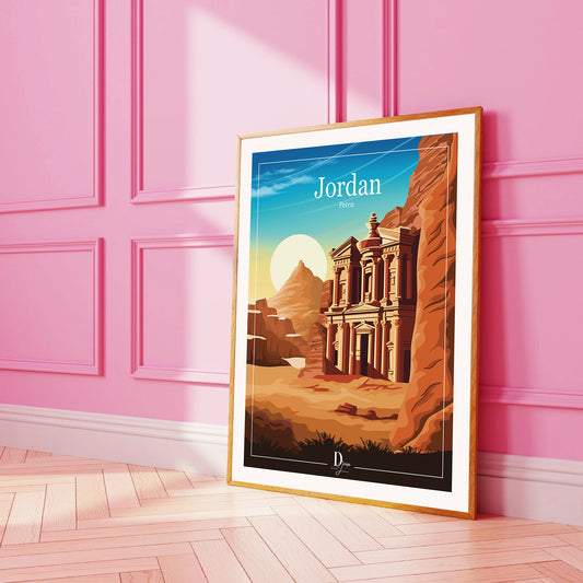 Affiche - Jordanie Petra