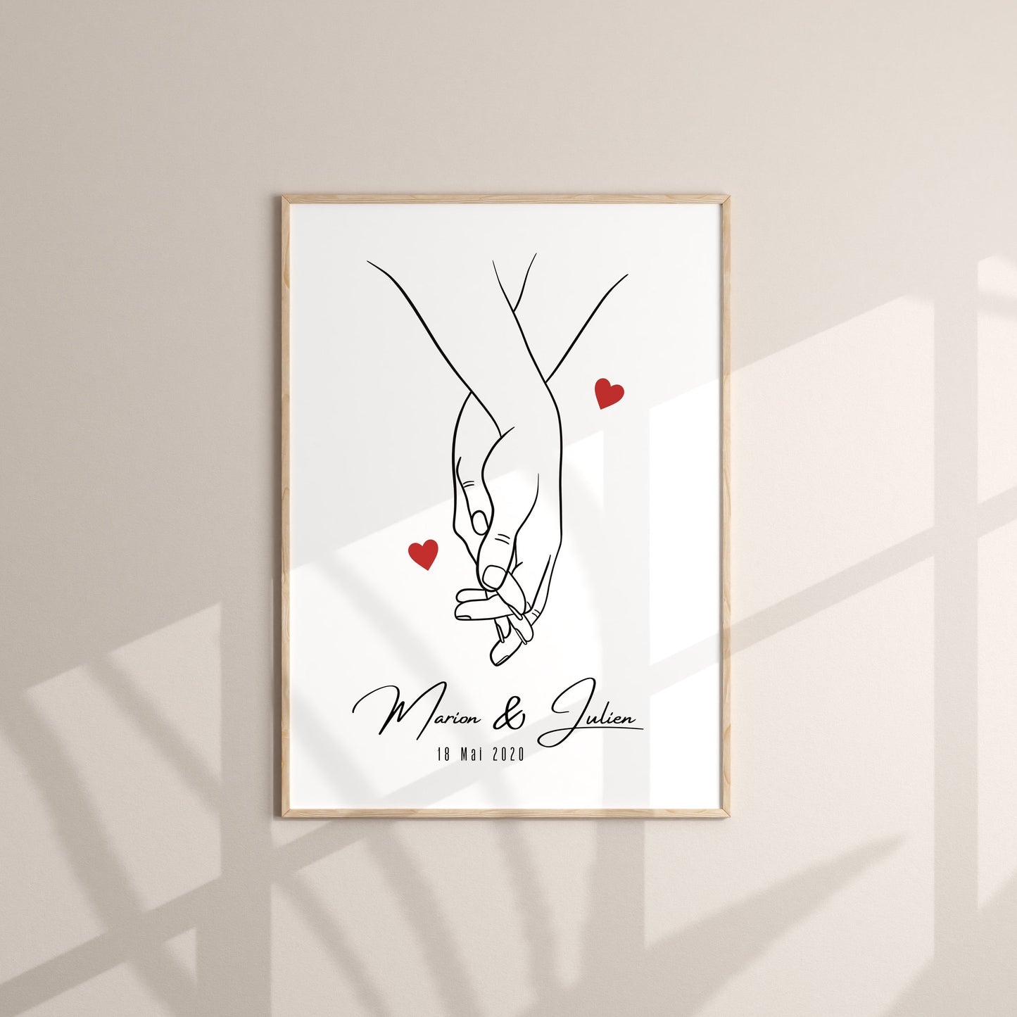 Affiche Personnalisable Amour