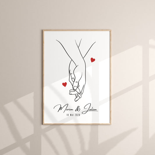 Affiche Personnalisable Amour