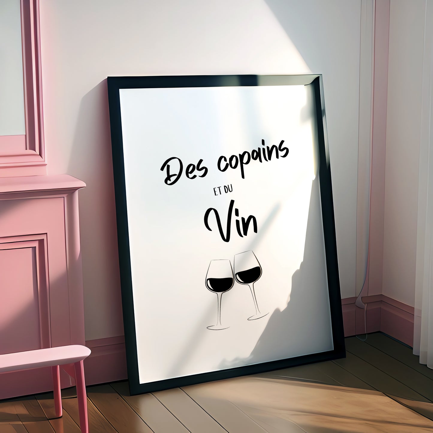 Affiche - Des copains et du Vin