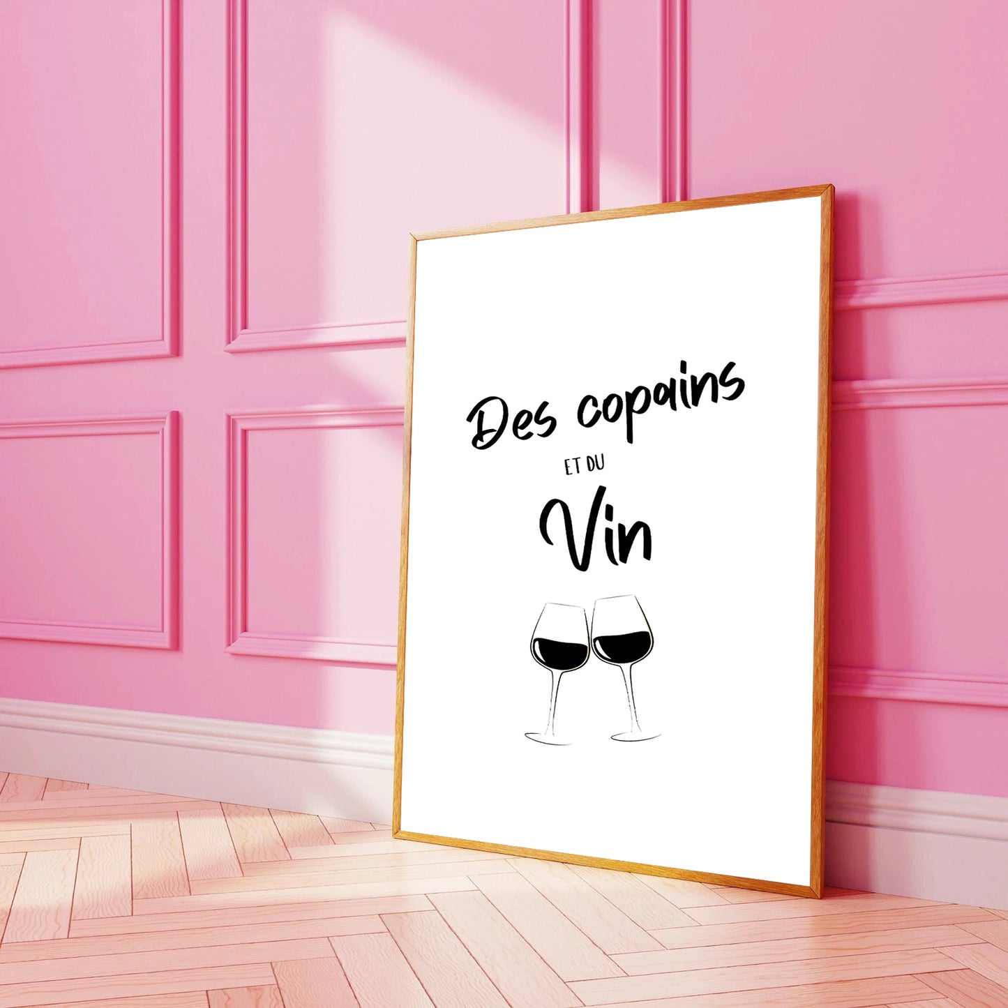 Affiche - Des copains et du Vin