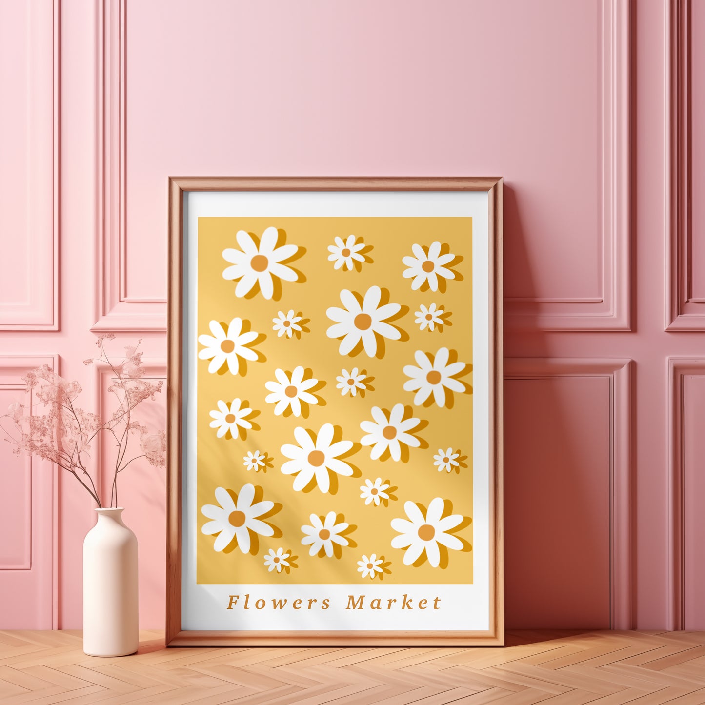 Affiche - Flowers Market Marguerites