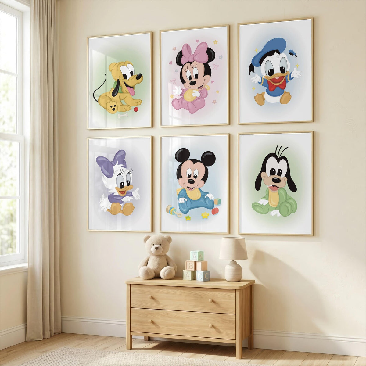 Affiche Disney Baby - Lot de 6
