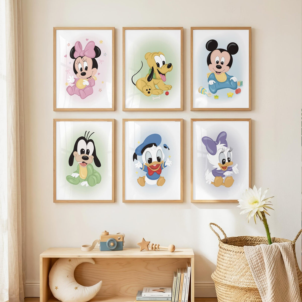 Affiche Disney Baby - Lot de 6
