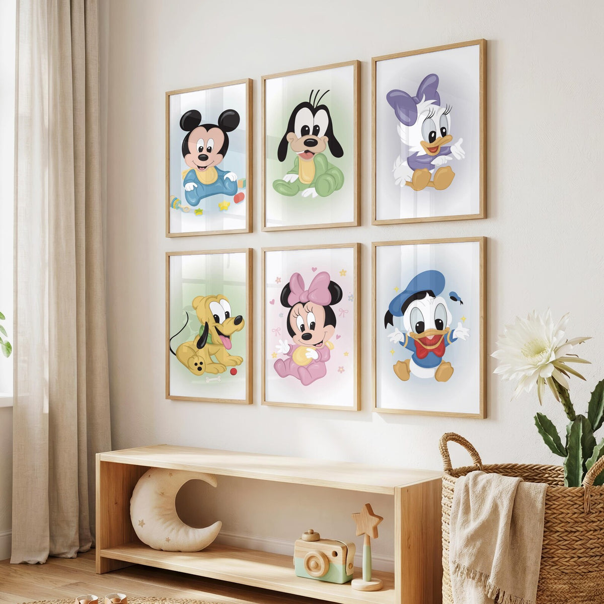 Affiche Disney Baby - Lot de 6